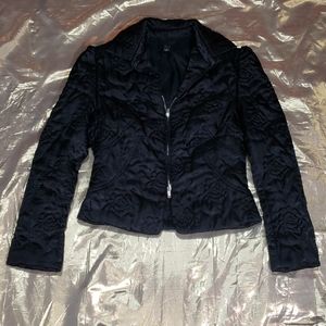 Q.U.E. Black Jacket Womens Sz 6